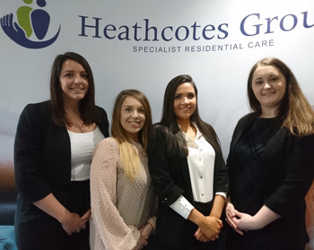Heathcotes’ commissioning team (from left to right) who will be appearing at the event: Billie Elliott - Commissioning Apprentice Nicola Yates - Commissioning Manager  Natalia Lysiuk - Head of Commissioning   Rebecca Wright - Commissioning Manager.